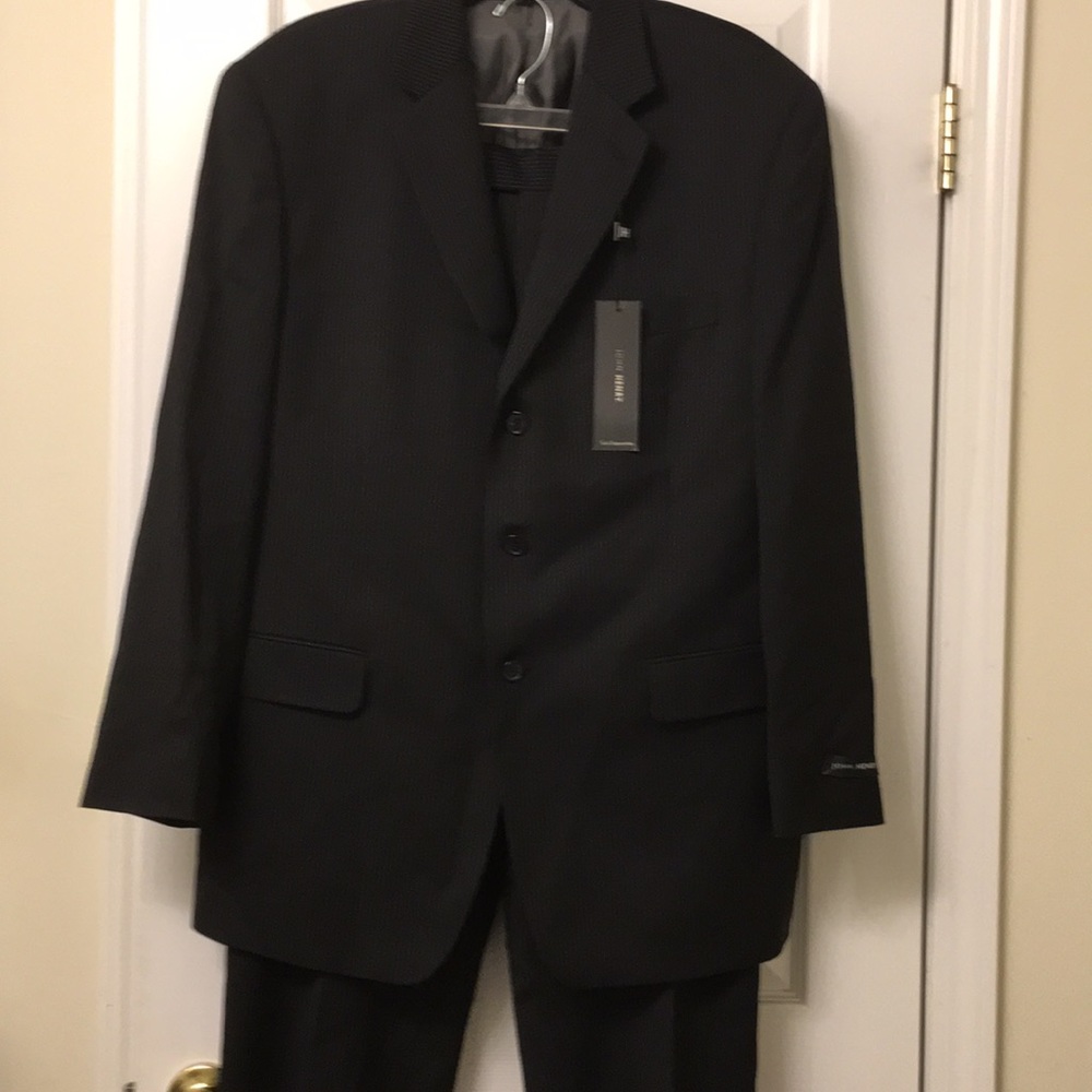 NWT Pair John Henry Black Formal Suit Size 44R - Picture 3 of 8